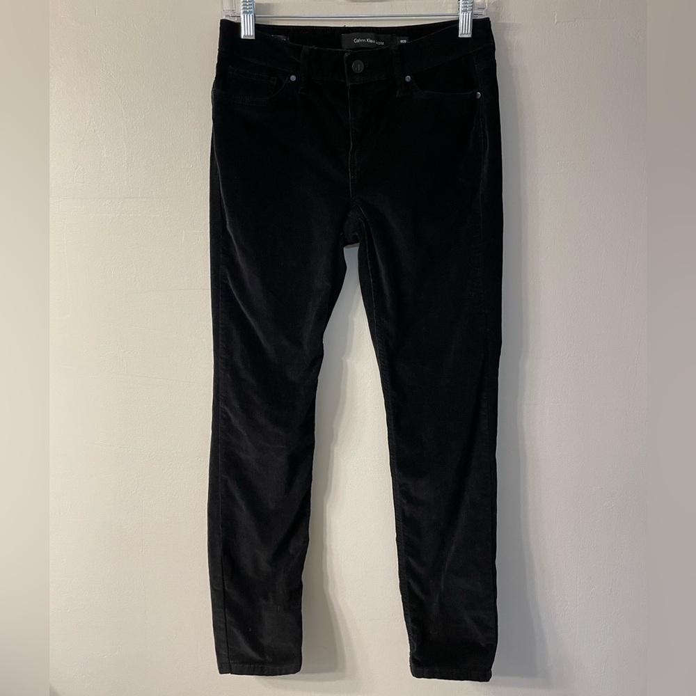 Calvin Klein Jeans Women's Ultimate Skinny Jean Black Size 8X30 Velvet